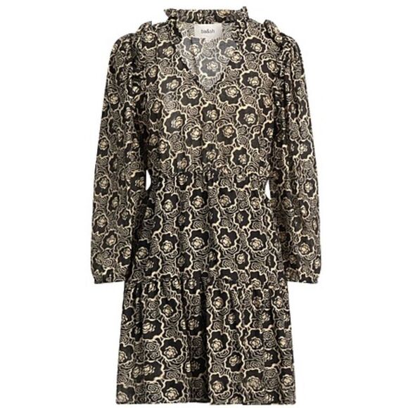 BA&SH Gracie Short Ruffle Floral Print Dress NWT Size 2 - Picture 4 of 12